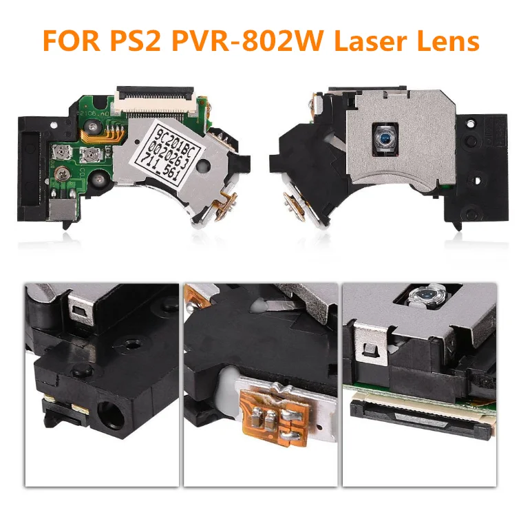 PVR-802W laserový objektív pre PS2 Slim Game Console PVR802W PVR 802W Laser Reader pre PlayStation 2 70000 90000 pre hry Sony Games