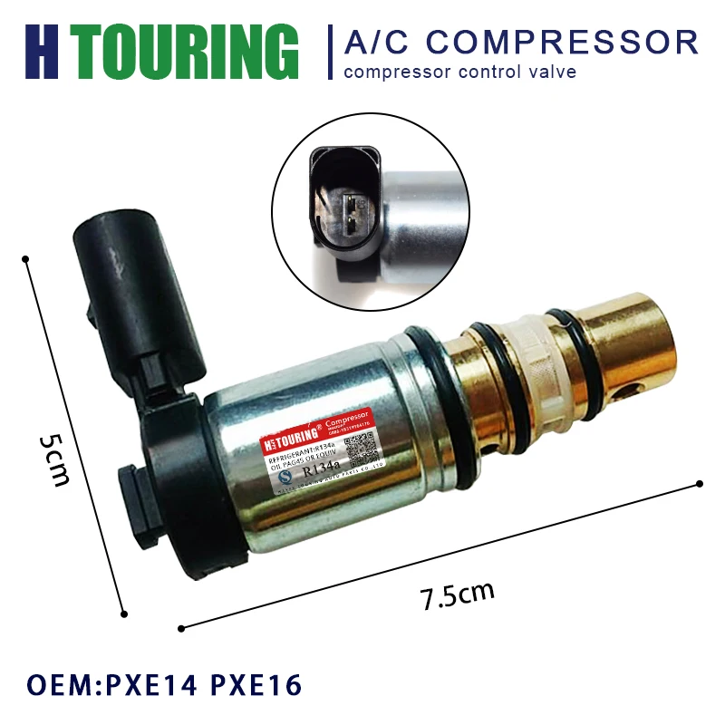 PXE16 PXE14 CAR AC Compresor Riadiaci ventil pre Volkswagen Jet Ta Passat CC Beetle Tiguan Audi A3