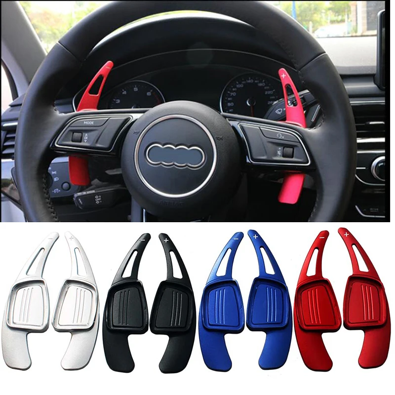 Pádlo na radenie pádla volantu pre Audi A3/S3 facelift A5 S5 2017 A4 B9 Q7 2016-2017 TT TTS Shifter Paddle Shift Extension