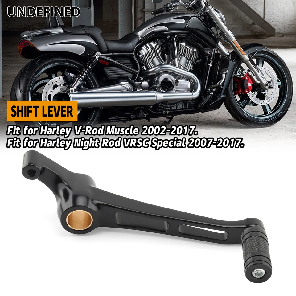 Páka na posun ramena motocykla PEG Pedál pre Harley V-ROD svaly 2002-2017 Nočná tyč VRSC Special 2007-2017 Hliníkový čierny chróm