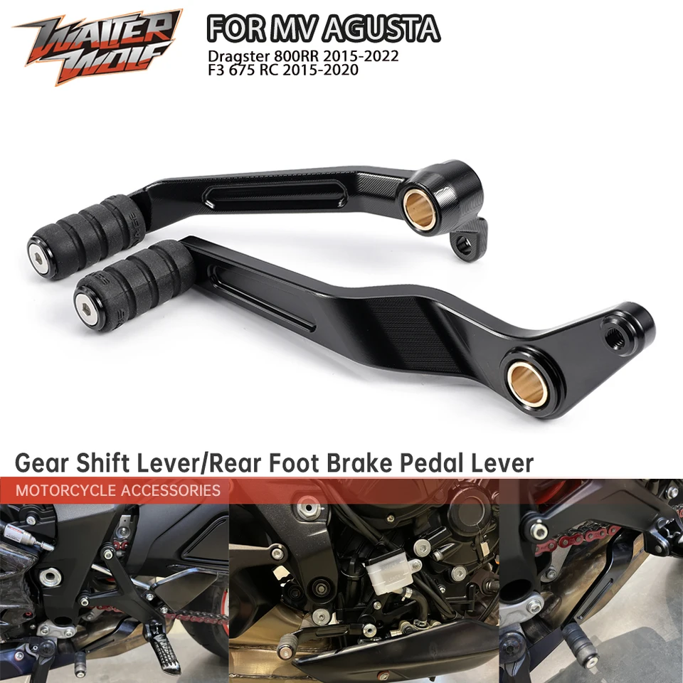 Páka radenia prevodovky pre MV Agusta Brutale 675 800 Dragster 800RR F3 675 800 RC Motocyklová brzdová páka brzdový pedál