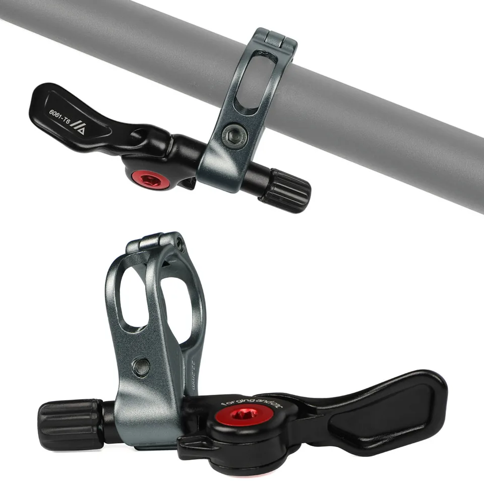 Páka sedadla na bicykli 22,2 mm nastaviteľná cesta MTB Road Bike Sedlo stĺpik diaľkového ovládača CNC Ultralight Seatpost prepínač