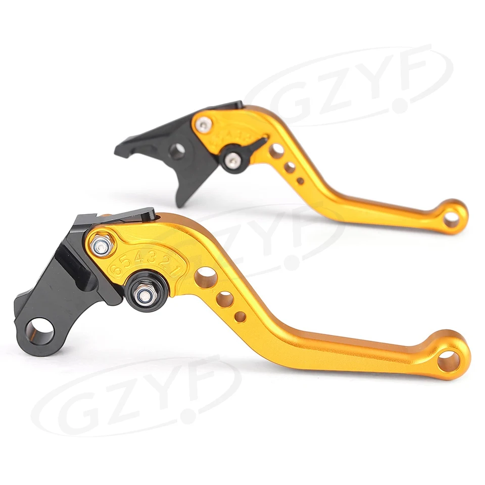 Páky motocyklovej brzdovej spojky krátke pre Honda CBR 900RR 1993-1999 a 1991-2007 CBR 600 F2 F3 F4 F4i Gold