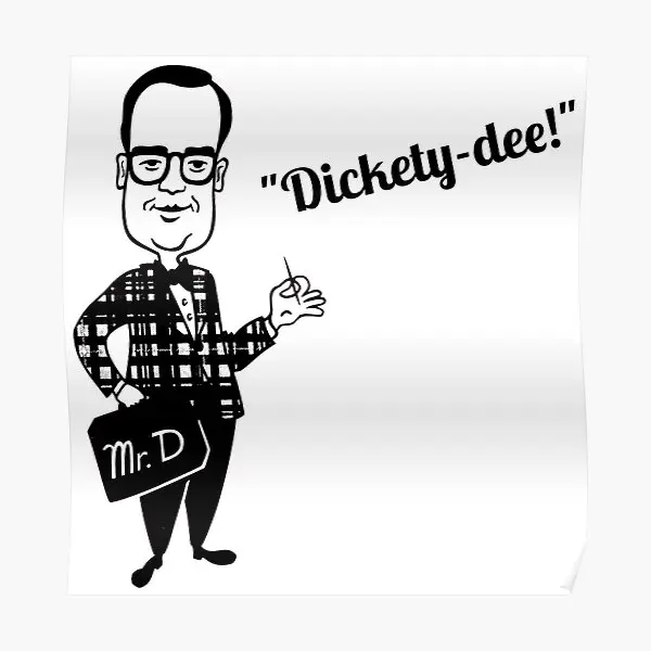 Pán Delicious Dickety Dee Plagát nástenná maľba Domáca dekorácia Moderný obrázok Funny tlač na nástennú maľbu miestnosť Art Vintage Žiadny rámec