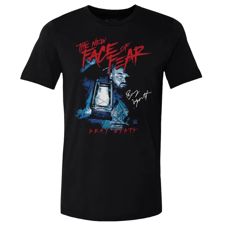 Pánska 500 úrovne Black Bray Wyatt Nová Tričko Fear of Fear