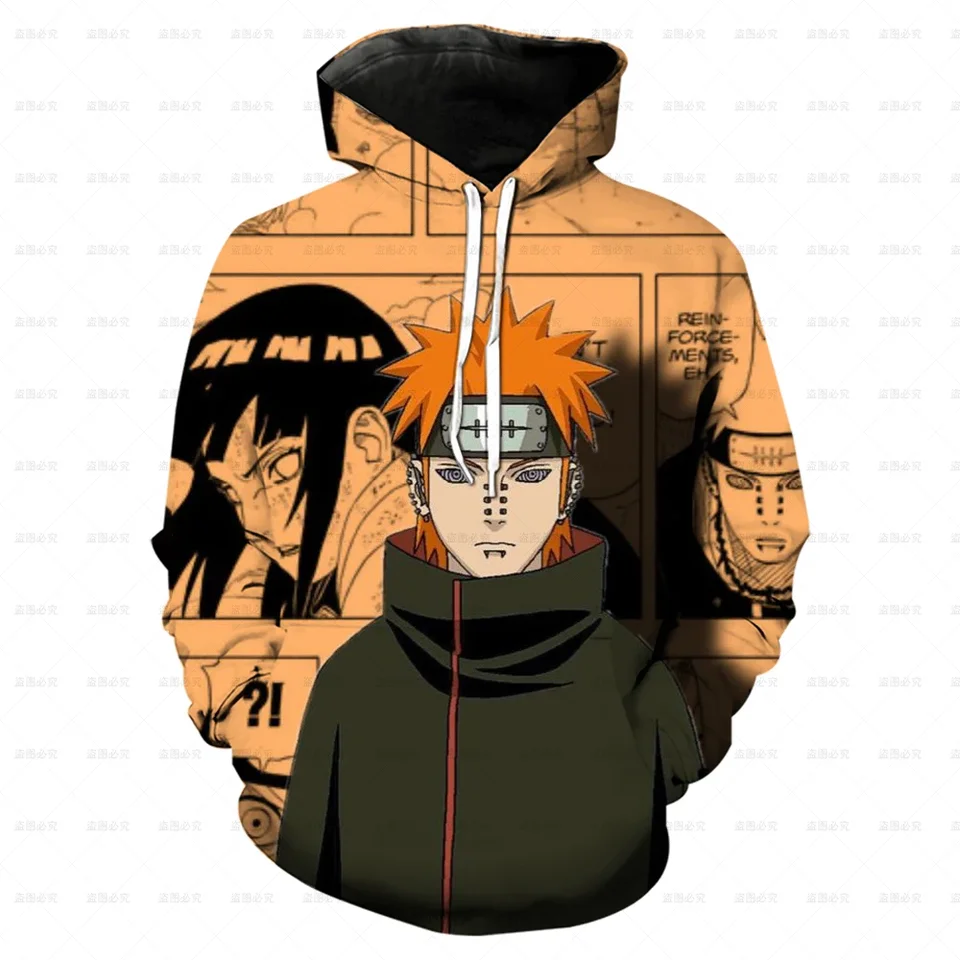 Pánska mikina Akatsuki Boys Dievčatá Hoodie Naruto Shippuden 3D tlač Pullover Uchiha Itachi Pánska kapucňa nové pánske oblečenie