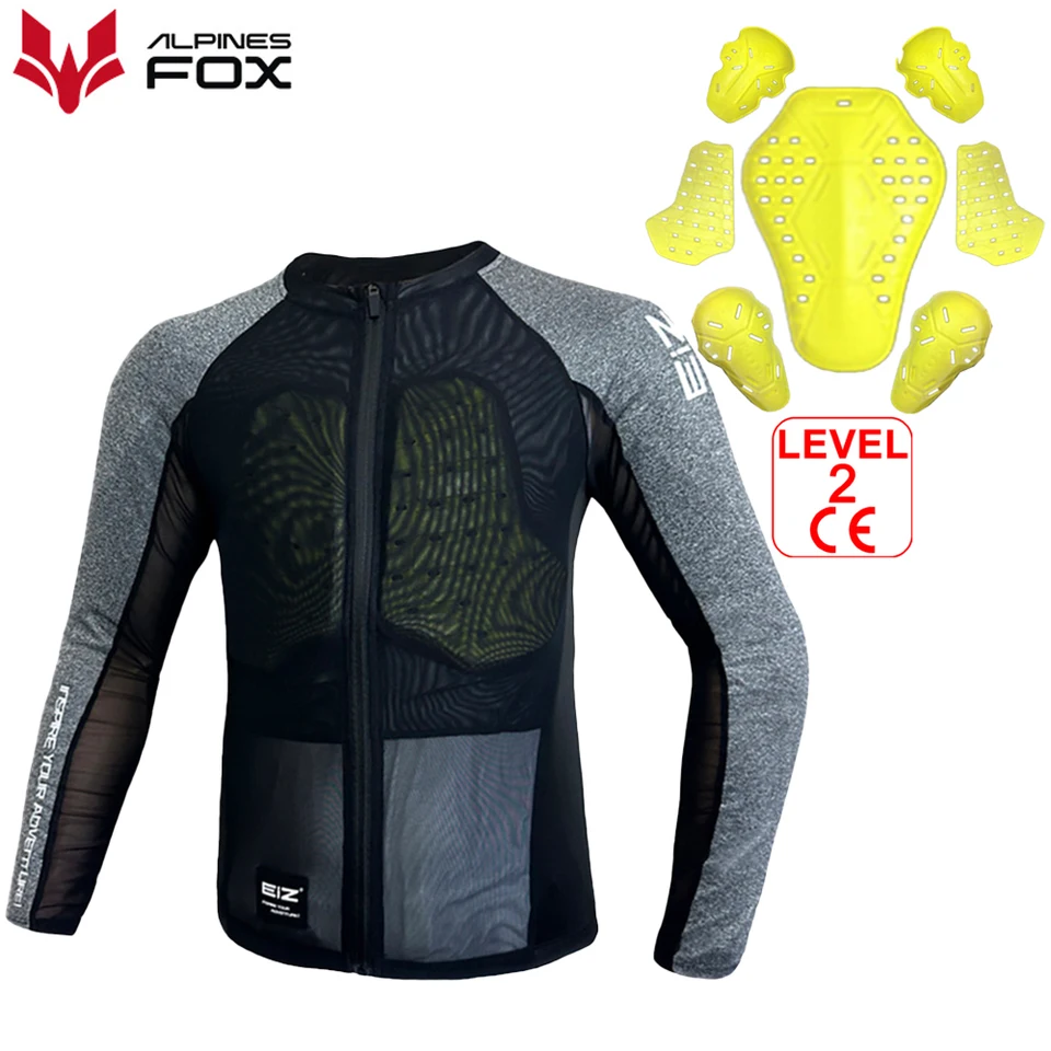 Pánska motocyklová bunda letné priedušné motokrosové brnenie tela elastické jazdec Racing Jacket Clothing CE Certified Protector Gear
