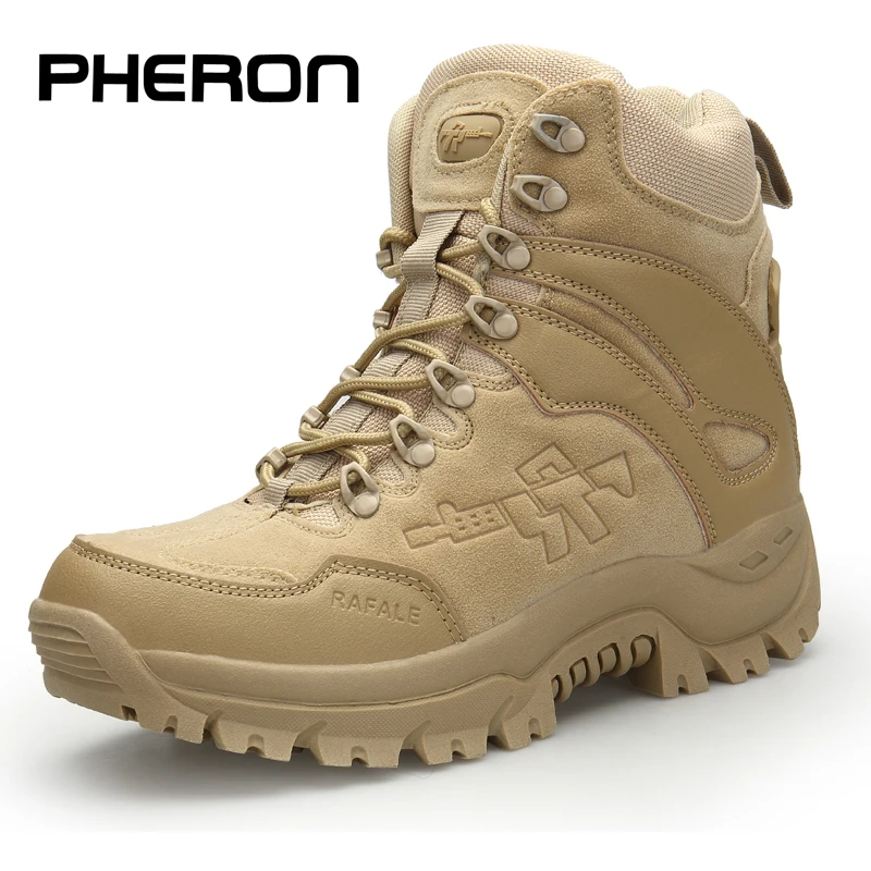 Pánska práca Safty Boots Combat Mens Chukka členkové topánky taktická veľká veľkosť turistické topánky mužské topánky Motocyklové topánky Zapatos hombre