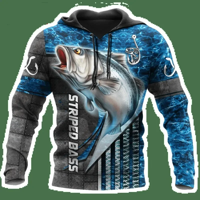 Pánska tuniaka rybárska 3D vytlačená po celom kapucňach unisex príležitostné pullover Autumn bunda Tracksuits Funny Harajuku Streetwear mikina