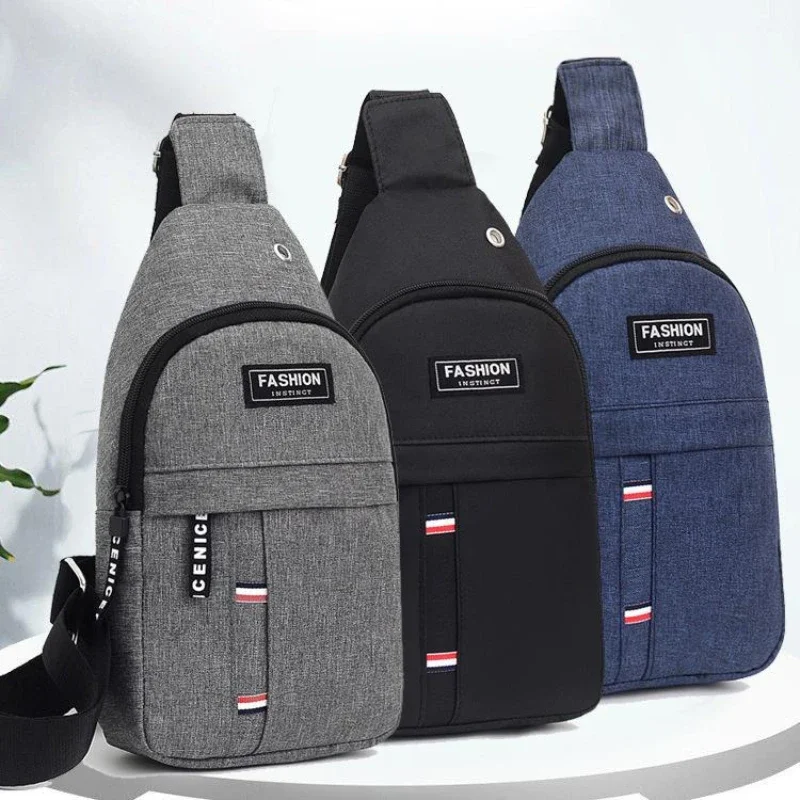 Pánska vrecká na hrudi 2024 Módna malá taška Messenger Casual Oxford Crossbody Ramer Petouch pre manžela cestovné športy