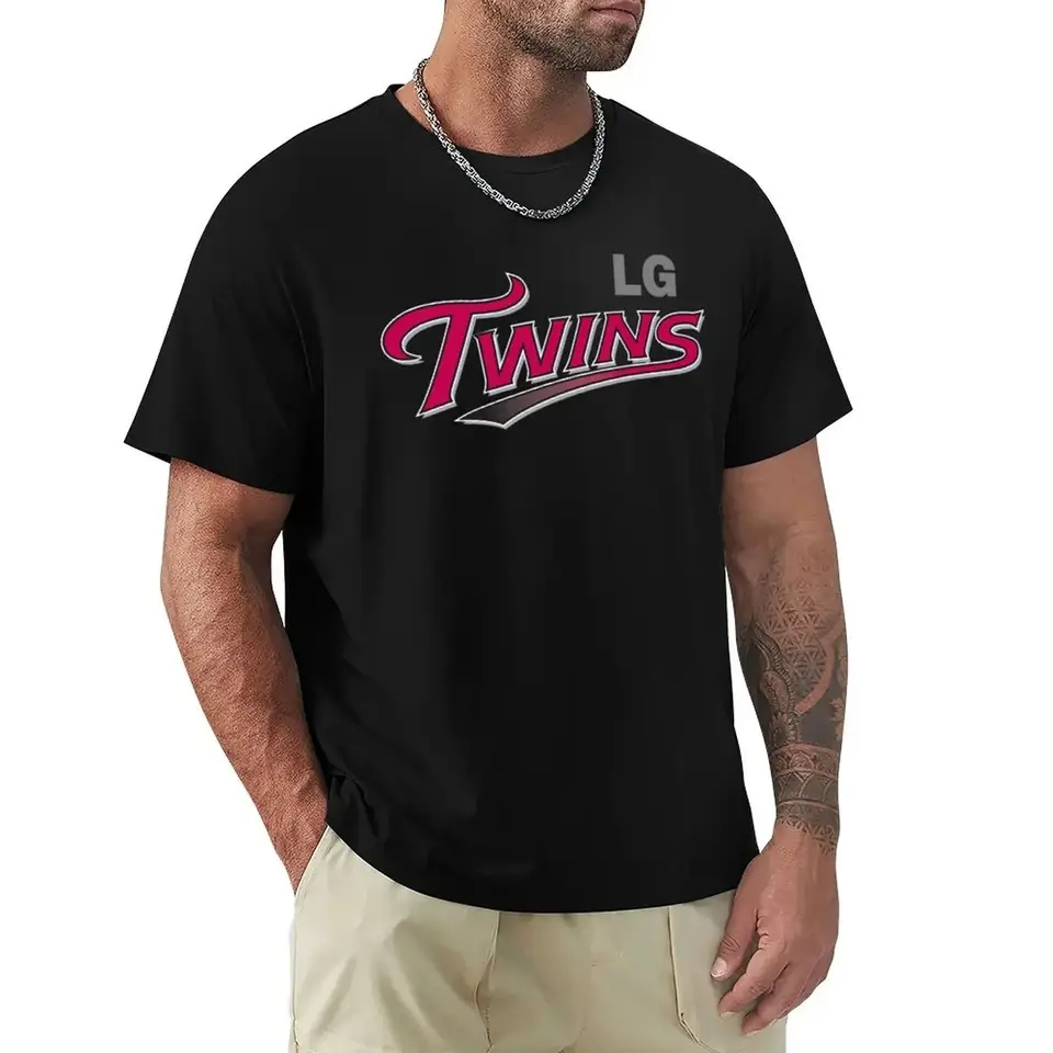 Pánske a dámske bavlnené tričká LG Twins Moskva Baseball KBO Tričká