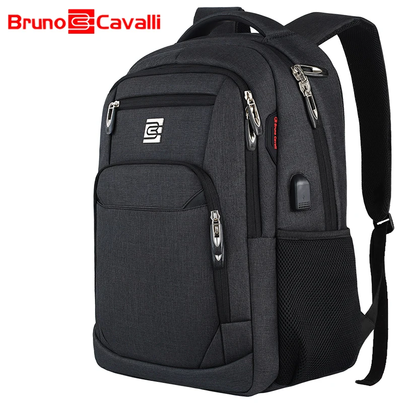 Pánske batohy pre notebook pre 15,6 palca módne ženy cestovná taška Vodotesný školský batoh veľké kapacity mužov BACKPACK BRUNOCAVLAL
