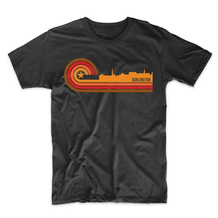Pánske burlingtonové tričko retro štýl Vermont Skyline VT