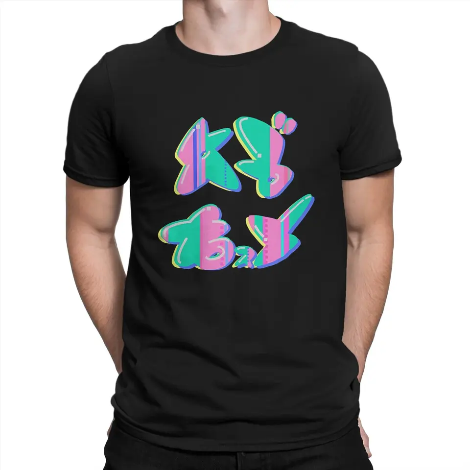 Pánske chirpy chipsy (Abxy) logo tričko SPLATOONS CATTON CLESTION Novinka krátky rukáv posádka tričko Klasické tričká Klasické tričká
