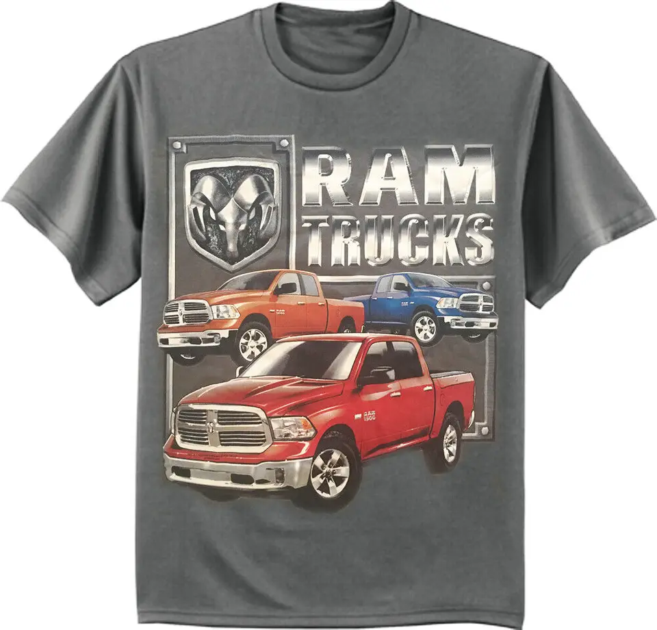 Pánske grafické odpaliská Dodge Ram Hemi Trucks Tričko