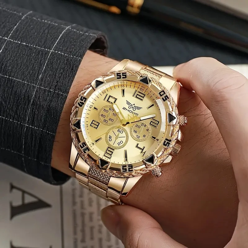 Pánske hodinky 1ks, veľkolepé módne Quartz Business Wristwatch, IEAL Choice pre darčeky