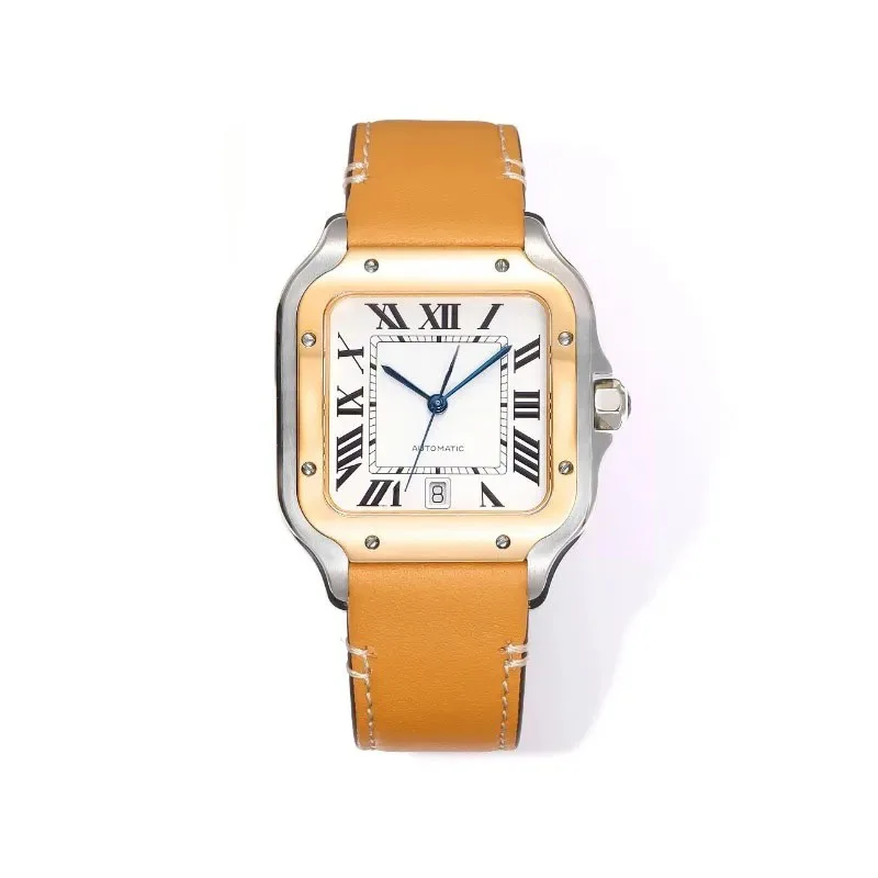 Pánske hodinky Luxusné plne automatický mechanický pohyb z nehrdzavejúcej ocele CT Series 0009 Vodotesný kalendár Mechanické hodinky