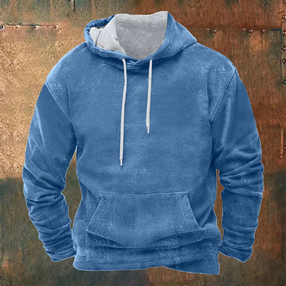 Pánske kapucňa predaja predaja Non umiestnená tlač jesenná mikina Top s dlhým rukávom harajuku mikiny Molettons Masculinos