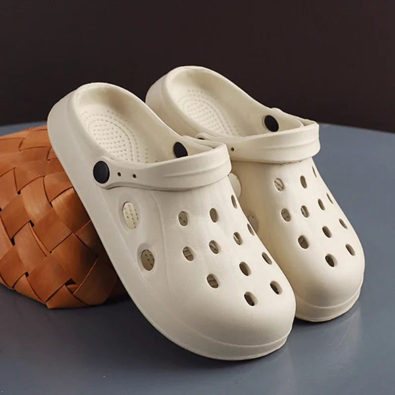 Pánske letné pláže sandále unisex neformálne záhradné drevá