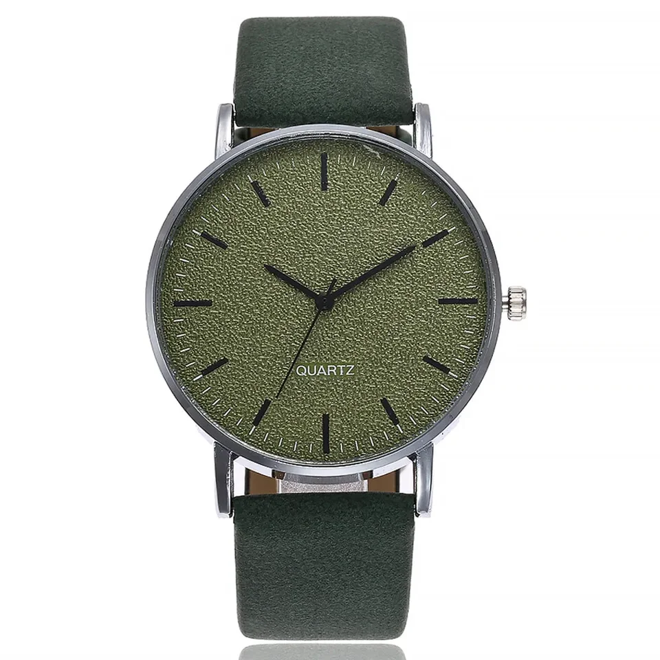 Pánske módne matné náramkové hodinky Simple Wordless Scale Casual Temperament Watch Belt Quartz Wristwatch Montre Homme Reloj Hombre