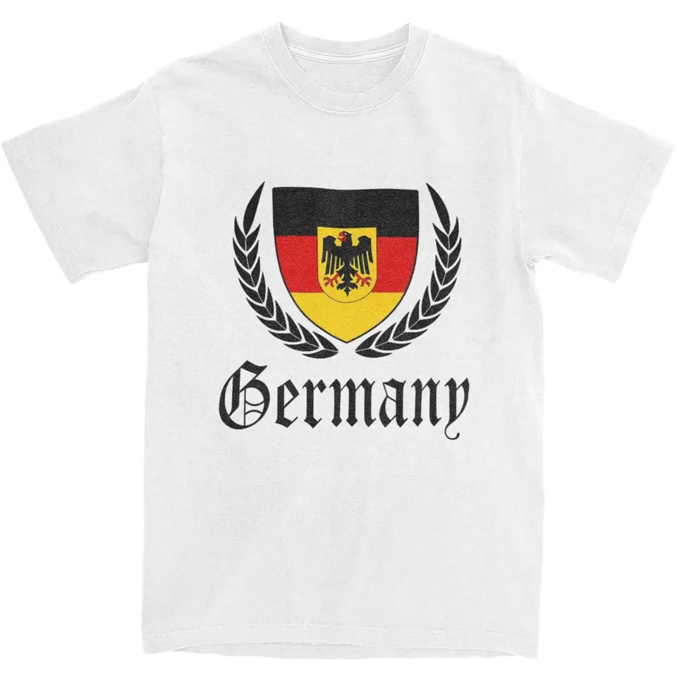 Pánske nemecké vlajkové tričká nemecké bavlnené Top odpalisko leto y2k retro s krátkym rukávom tričko o krk tričko s veľkou veľkosťou 5xl 6xl