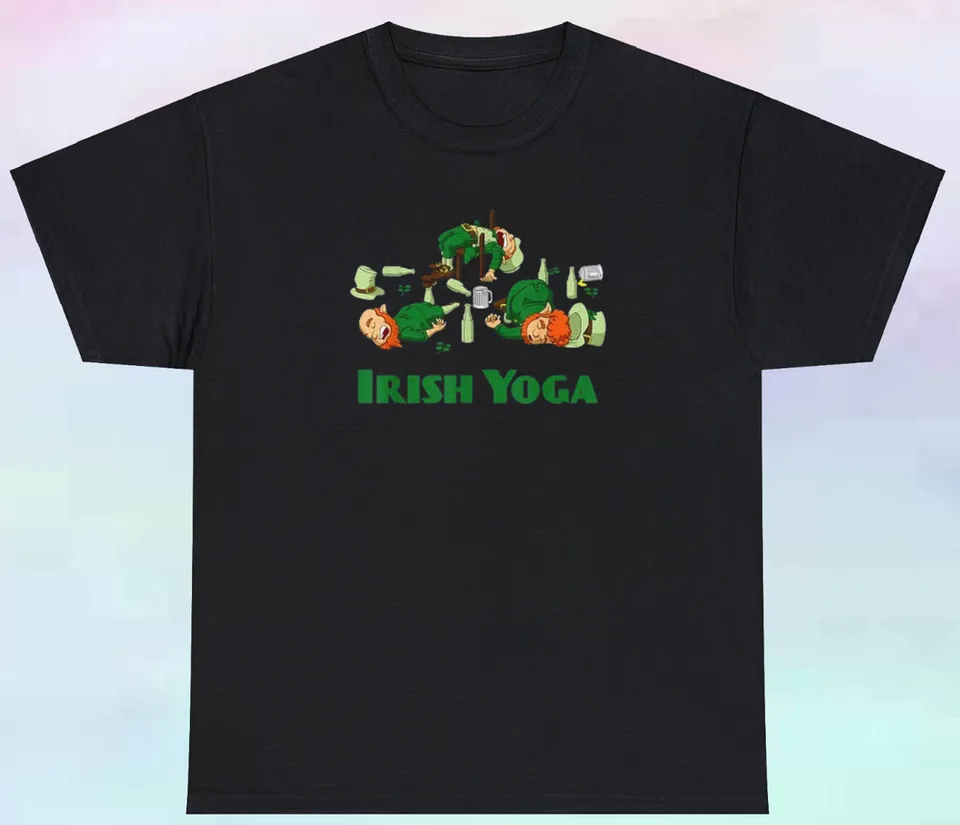 Pánske opilé škriatkovo írske jogové tričko St Patrick's Day for Men Obliekanie Ženy Tees y2k Tops unisex letné krátke rukávy