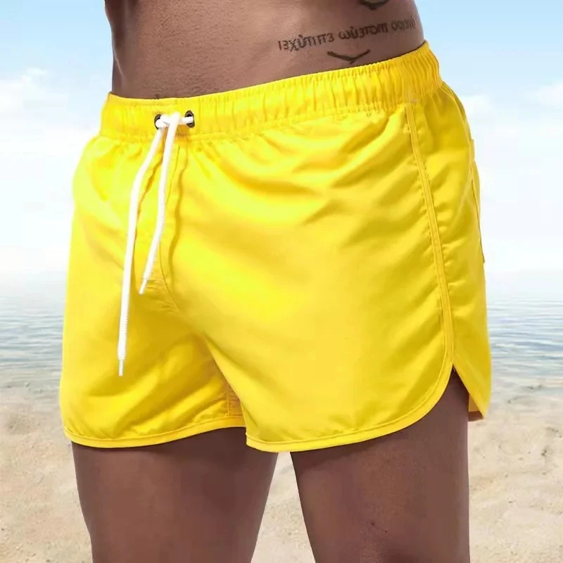 Pánske plavky kmene vonku vonku sexy letné úsekové surfovanie surfovanie Swim Sports Shorts Men Plave plavky Plavecké nohavice