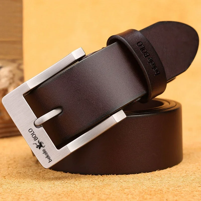 Pánske pravé kožené opasky luxusné opasky pre mužov pre mužov Vysoko kvalitné cudné mužské pásy pásový pás pás Cummerbunds Ceinture Homme
