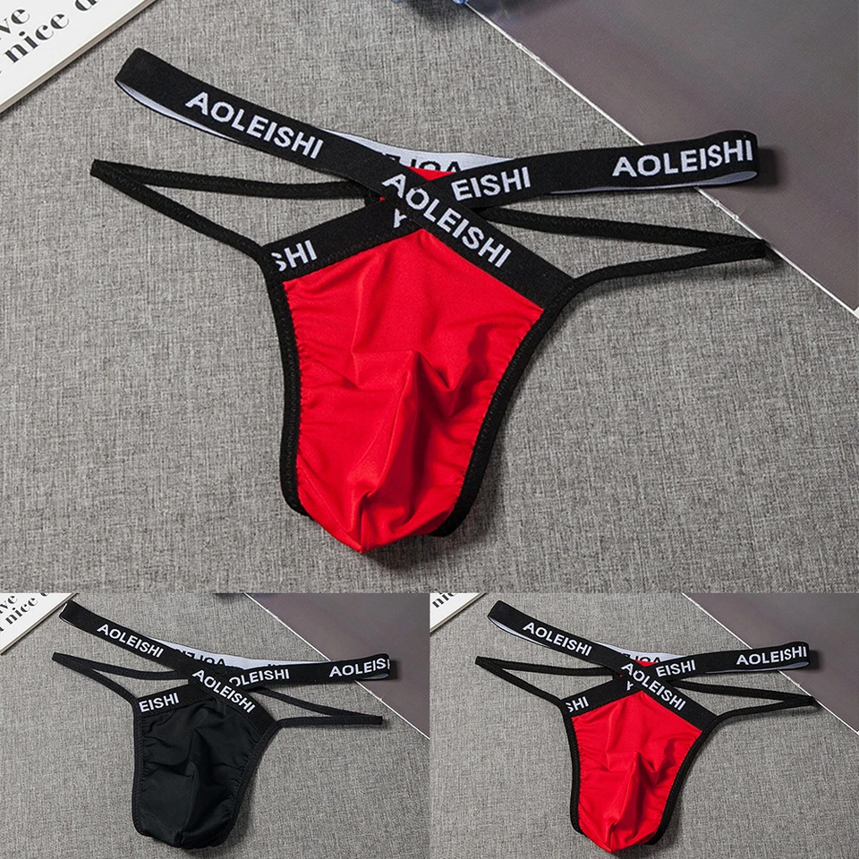 Pánske sissy bikini nohavičky Jock Strap Priedušné spodné prádlo briefs jockstrap
