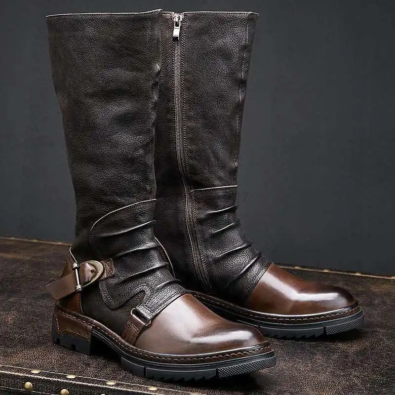 Pánske stredoveké retro umelé pu kožené topánky Stredoveké vekové vekové orgány Členské topánky viktoriánske renesančné topánky Cosplay topánky