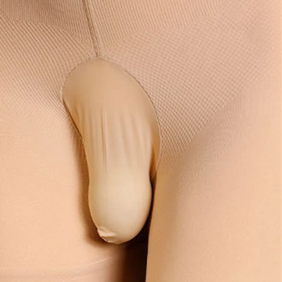 Pánske super elastické ultra číre sissy vyduté vrecko na tuhé farby Stretch spodné prádlo pančuchy lesklé pančuchy bezšvové jj tyhose