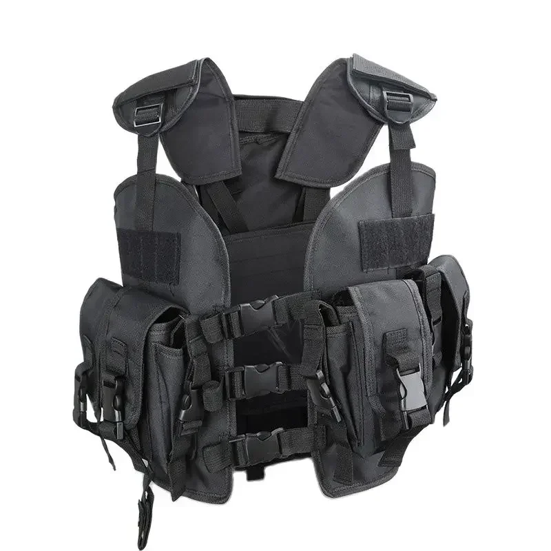 Pánske taktické vonkajšie vonkajšie maskovacie vesty bojujúce proti telesu Armor Hunting War Game Airsoft Vesty s vodným taškom Vojenské vybavenie