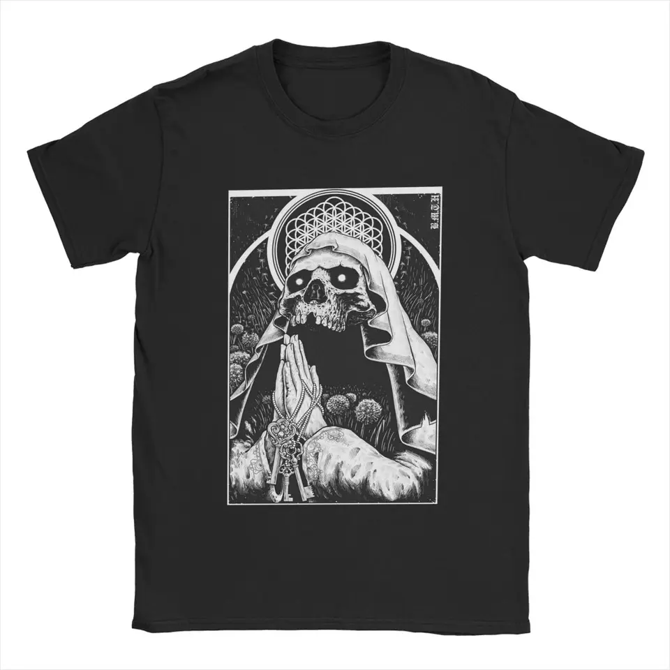 Pánske tričká Bmth Sempiternal Bring Me the Horizons Band Metal Cotton Tee tričko s krátkym rukávom tričko okrúhly krk oblečenie