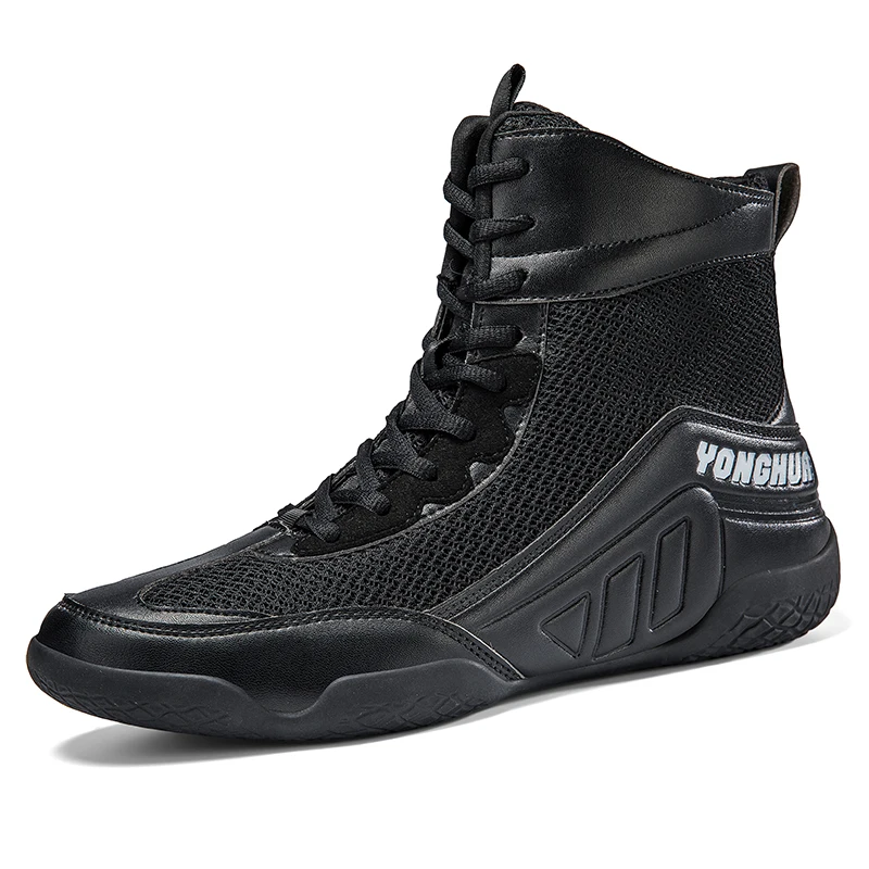 Pánske viacfarebné plusové zápasové topánky Fitness Training Competition Boxing Shoes Free Fighting Konkurenčná športová topánka