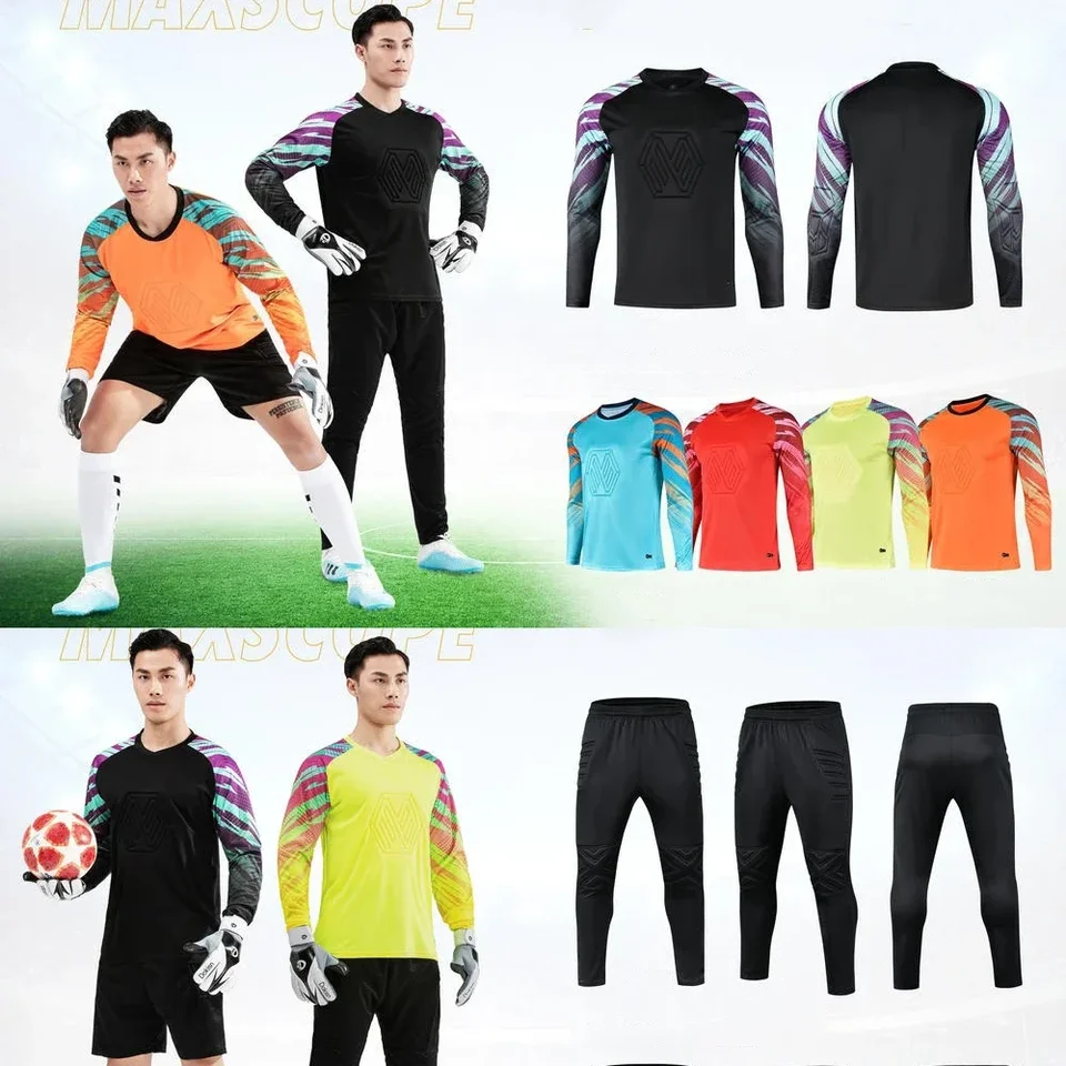 Pánsky futbalový brankár Jersey Custom Boys Futbalové športové výcvik Training Tracksuit Futsal Team Uniforma pre dospelých detí brankár brankár