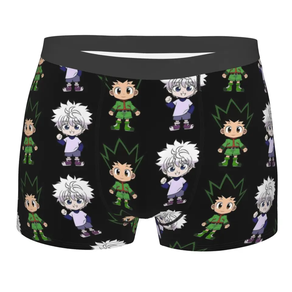 Pánsky Hunter X Hunter Gon Killua Zoldyck Boxer Briefs nohavičky nohavičky Soft