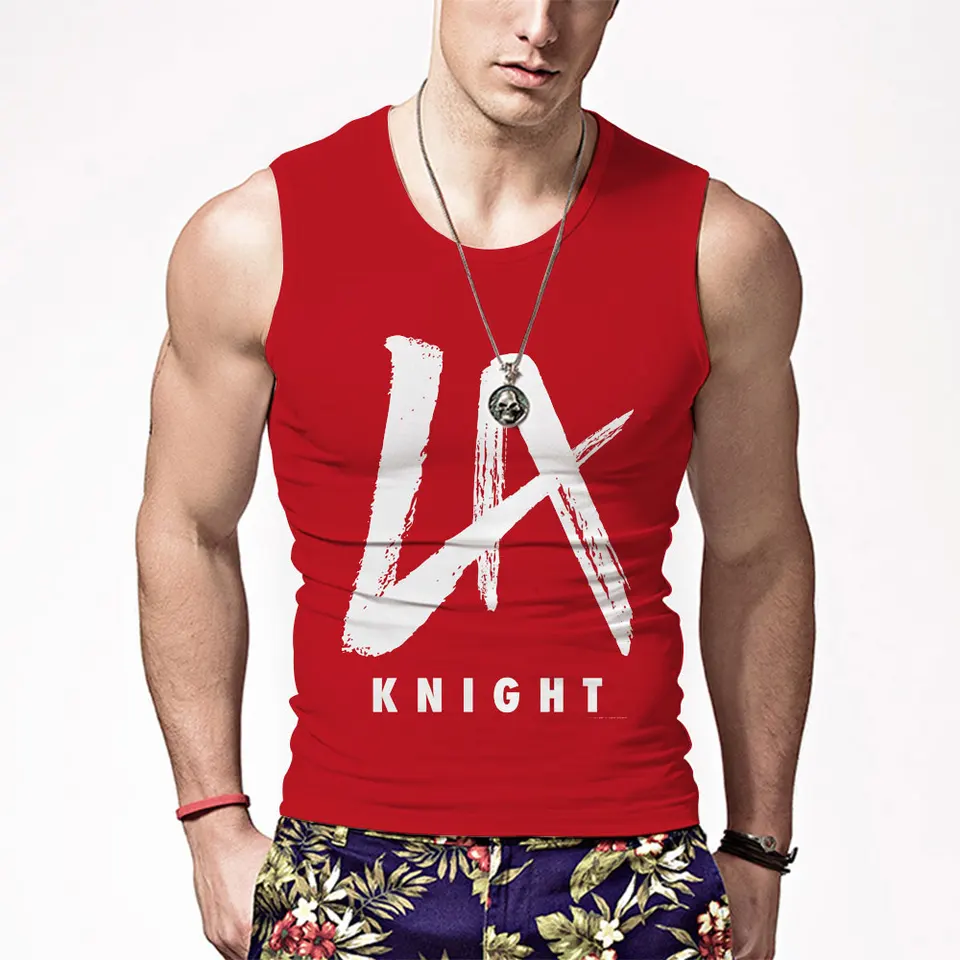 Pánsky Royal La Knight Logo Tank Top Letný šport Muži nadmerné vesty 2023 Nové módne mužské oblečenie Tričko Tričko Tops