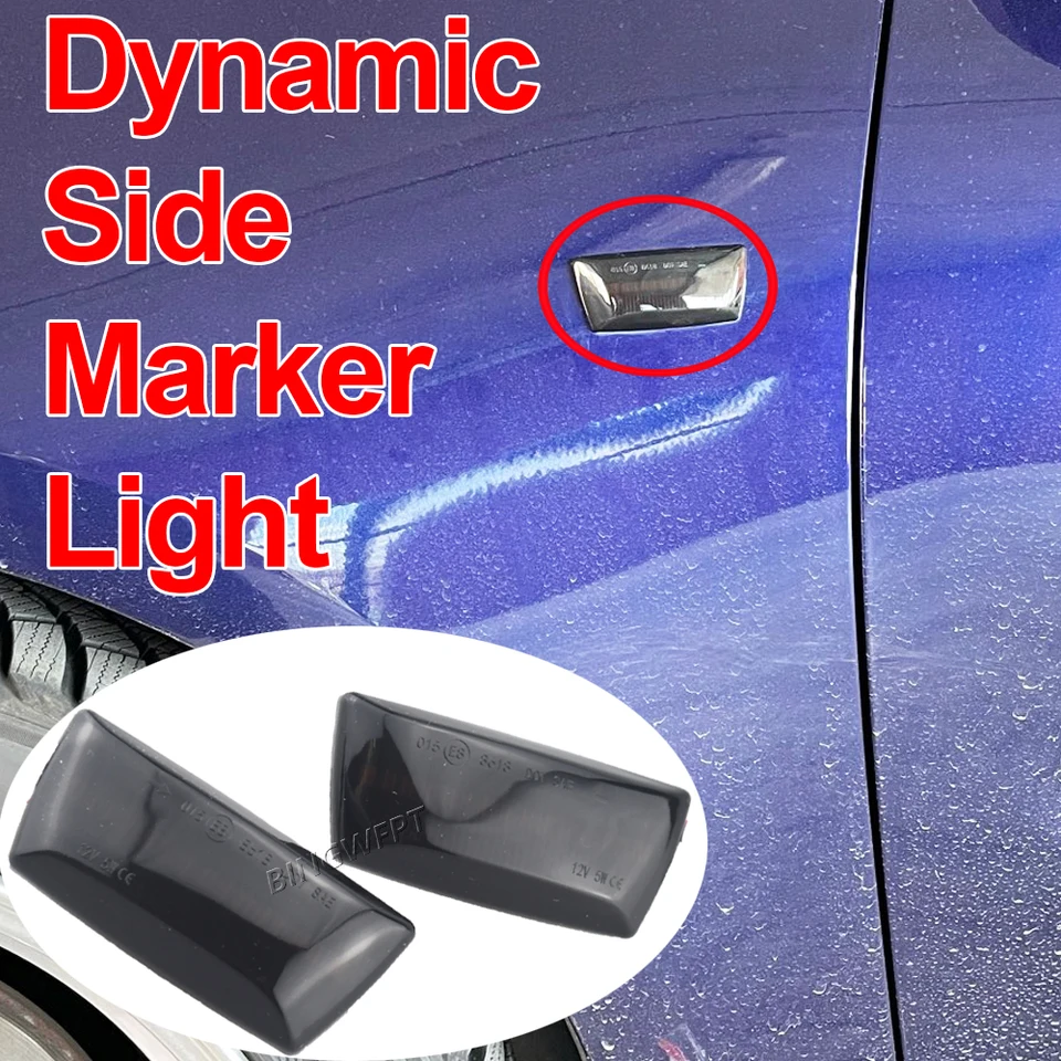 Pár LED Dynamic Strand Marker Light Repeater Indikátor Svetlo pre Opel Insignia Astra H Zafira B Corsa D pre Chevrolet Cruze
