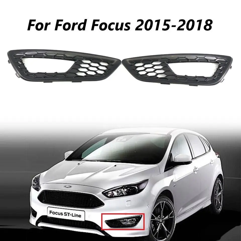 Pár Čierne plástové hmlové svetlo pre Ford Focus MK3 S SE 2015-2018