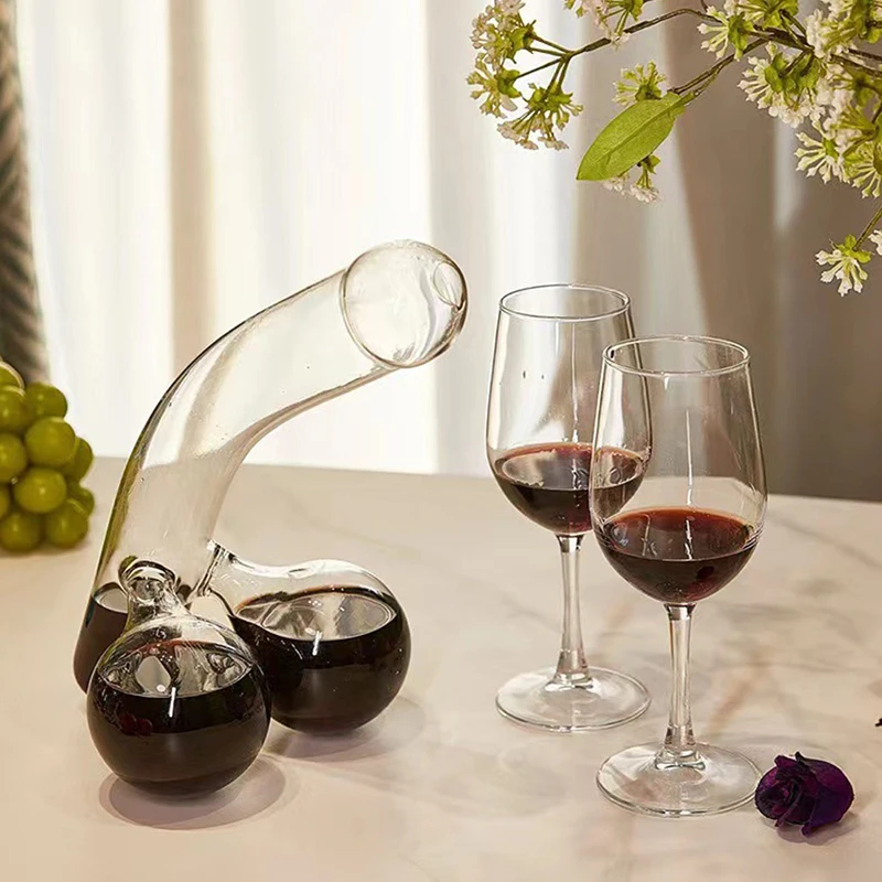 Párty pre alkohol mužov darček k narodeninám Decanter Whisky Decanter Glass Decanters Unique Funny Funny High Borosilikát sklenený dekanter