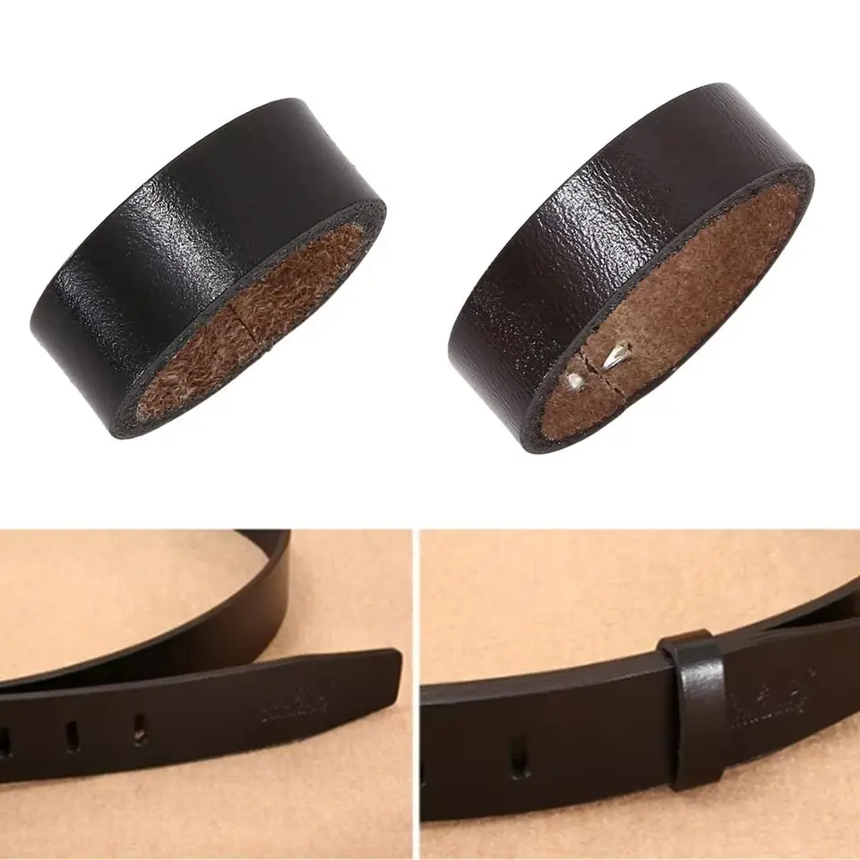 Pás DIY Componenty DIY Componenty Univerzálny pásový pás Originálny kožný pás Diy pásový pás Link slučka slučka Buckle Brankár Teenager