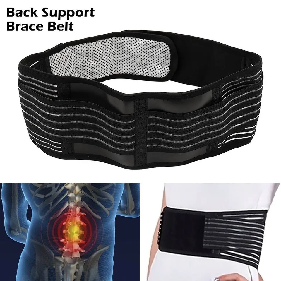 Pásový remienok terapia zmiernenie bolesti polohu korektor Turmalín pásový pásový pásový pásový pásový pás Ochranná ortéza Magnetický zadný podporný pás