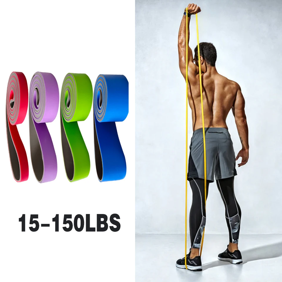 Pásy s dvojitým farebným odporom vytiahnite slučku asistovaného pásma pre pull-upy napínanie cvičenia Unisex gumová fitness telocvičňa cvičenie Nové