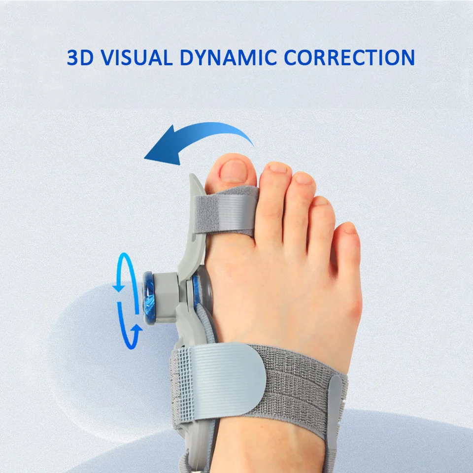 Päta na separátor bunonový korektor korektor po rovnocenní Hallux Valgus Pedikúr Care Care Tool Orthopedic nastaviteľný doľava/pravý