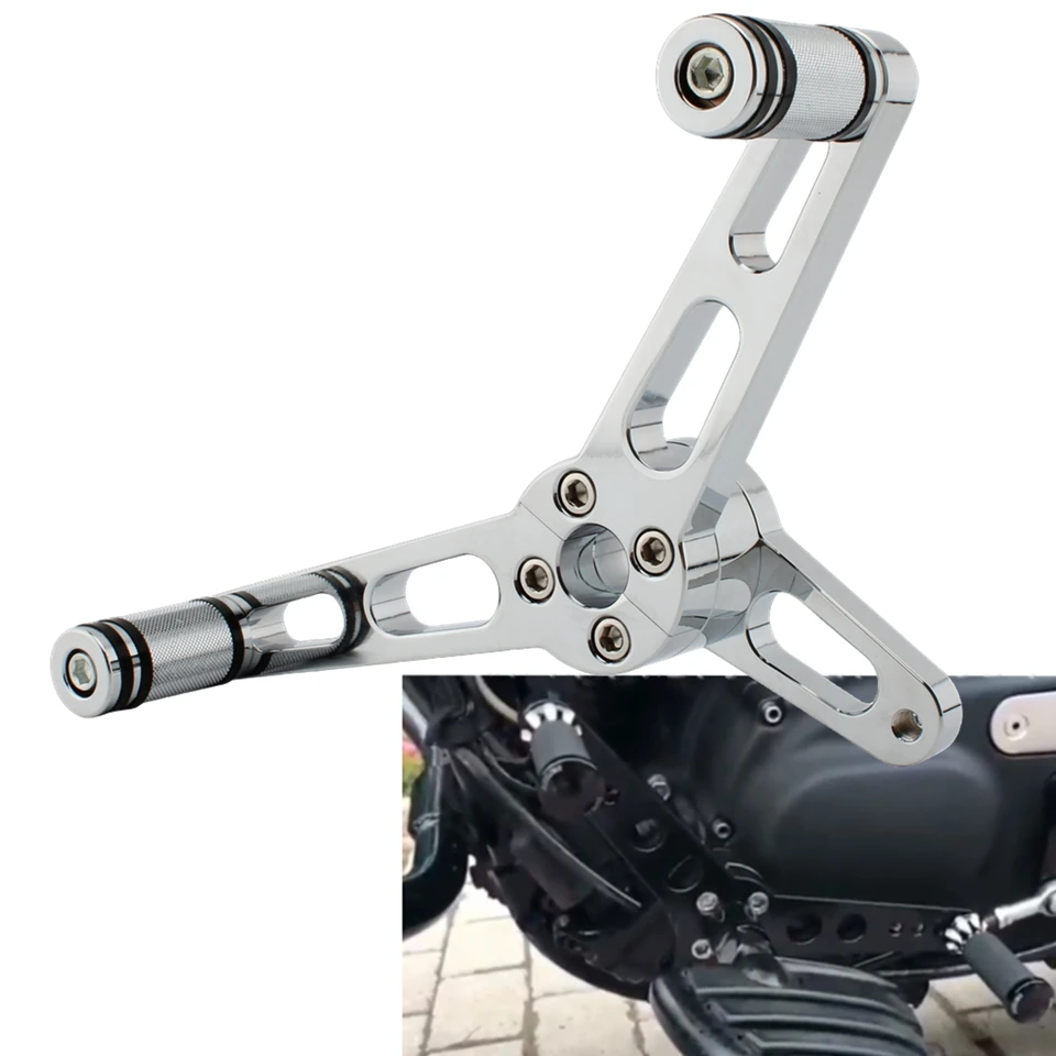 Pätná päta na špičke prevodovky Shifter Lever Foot Pad Pad Kit pre modely Harley-Davidson Sportster s regulátormi vpred XL 883 1200 X48 72
