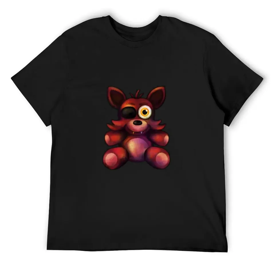 Päť nocí v Freddys FNAF Fox Foxy Toy Foxxy Foxxy Tričko s krátkym rukávom TEE Man Clothes Mens Vintage T tričká