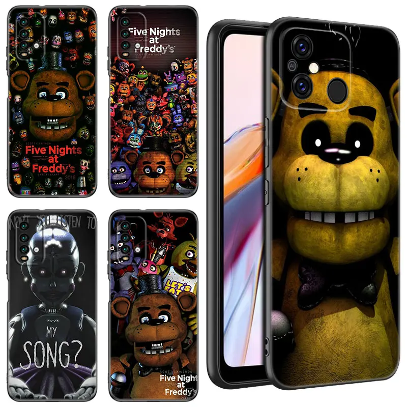 Päť nocí v prípade telefónu pre telefón Xiaomi Redmi 11 Prime 11a 12C 13C A1 A2 Plus A3 12 13 4G 10 13R 5G 9A 10A 9C 10C 9I 9I 9T 12R