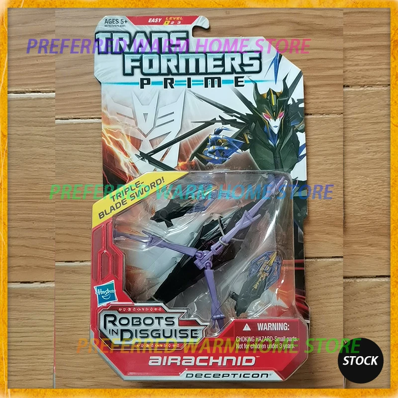 Pôvod Takara Tomy Transformers: Prime Airachnid Model Deformation TFP Originálne druhé vydanie RID0012 Deluxe Blackarachnia