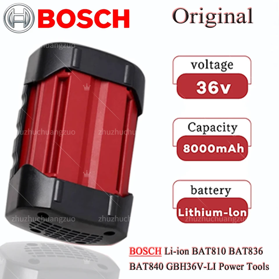 Pôvodná batéria Bosch 36V 9000MAH 6000MAH 8000MAH BAT4030 BAT4040 BAT4050 BTA4060 LI-ION batéria