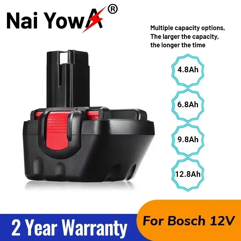 Pôvodná Bosch 12V12.8AH PSR 1200 Nabíjateľná batéria GSR 12V AHS GSB GSR 12 VE-2 BAT043 BAT045 BAT046 BAT049 BAT120 BAT139 BAT139